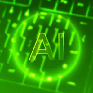 AI Logo in gr&uuml;n